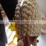 Gifts & Decor Handle Woven Corn Husk Baske thumbnail-3