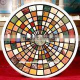 Medalion Style Marble Inlay Table Top Designer Table Top thumbnail-1