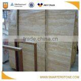Cream Travertine Slab Yellow Travertine Marble thumbnail-3