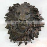 Bronze Home Use Lion Head Relief on Wall thumbnail-1