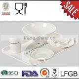 Wholesale Hotel Use White Color Melamine Dinner Set,melamine Tableware thumbnail-1