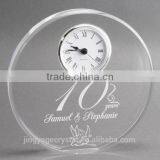 Roundness Crystal Table Clock for Home Decoration thumbnail-1