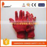 DDSAFETY 2017 High Quality Red Cotton Garden Glove thumbnail-1