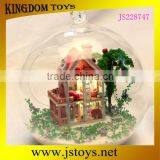 Best Electronic Christmas Gifts 2014 Wooden Miniature Houses Diy Wooden House for Handing thumbnail-1