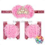 2016 Infant Floral Barefoot Sandals Kids Crown Sandals Simple Girls Stylish Sandals Wholesale thumbnail-1