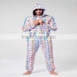 Newest Couple Pajamas With Coral Fleece Pajama ,high Quality Printing thumbnail-2