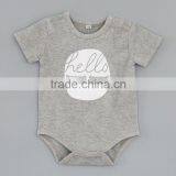 Wholesale Cotton Blank Clothes Baby Snap Crotch Bodysuit thumbnail-4