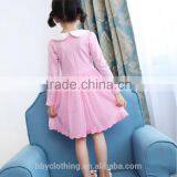 Princess Clothes Turn Down Embroidery Collar Girl Dress Long Sleeve Princess Costume Kids Fashion Winter Dress thumbnail-2