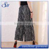 Grey Stripes Leggings Women's Loose Pants Hot Selling Fashion Style thumbnail-3