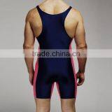 China Factory Cheap Sublimated Custom Wrestling Singlets thumbnail-3