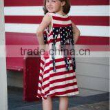 Fashion Baby Girl Summer Dress Children Cotton Dresses Kids Sleeveless Stripe Dresses For Girls thumbnail-3