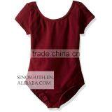 2017 Wholesale Kids Girl's Dance Short Sleeve Toddler Leotard Gymnastics thumbnail-2