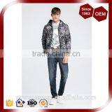 Water-wave Print Light Weight Fashion Padding Jacket for Men thumbnail-4