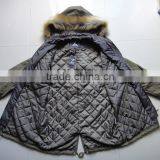 Women Wholesales Fashion Padded Warm Fake-fur Hood Parka thumbnail-3