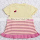 Baby Girl Summer Dress Stripe Knitting Dresses thumbnail-3