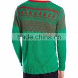 Men Green Sweater Unicorn Pattern Ugly Christmas Sweater Acrylic thumbnail-2