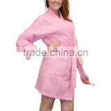 Women Waffle Spa Bathrobe thumbnail-2