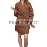 Women Waffle Spa Bathrobe thumbnail-6