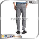 Mens Casual Winter Knitted Wool Pants Vertical Stripes Pants thumbnail-2