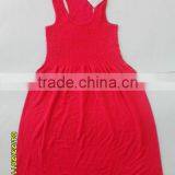 Red Hot Seamless Lady Top Vest Dress thumbnail-1