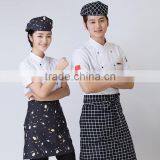 2016 Wholesale Custom Nice Restaurant Design Short Sleeve Uniforms Waitress Uniform thumbnail-1