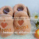 B80000C Winter Thick Baby Indoor Shoes, I Love Mama/Tata,Kids Winter First Walkers,Newborn Warm Shoes, thumbnail-4
