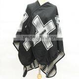 Oversized Cross Dual-use Warm Shawl thumbnail-2