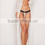 OEM Manufacturer Sexy Lace Wholesale Price Kimono for Sexy Lady thumbnail-6