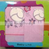 Embroidery Baby Bedding Set/3pcs Baby Crib Bedding Set/cotton Bedding Set thumbnail-1
