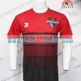 Black Color Full Digital Sublimation Custom T-shirt thumbnail-2