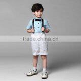 2016 New Hosting Clothes Set Boys Overrall Pants Set For Ring Bearer Wedding Boys Formal Clothing B-NB-CS905-27 thumbnail-1