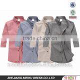 Men Dress Shirts Cotton Fabric Fashion Three-quarter Sleeve Men Shirt thumbnail-1