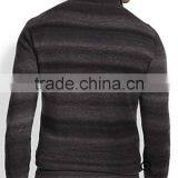 Men's Melange Color Wool Turtleneck Sweater thumbnail-2