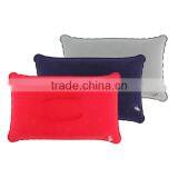 1pc Outdoor Portable Folding Air Inflatable Pillow Double Sided Flocking Cushion for Travel Plane Hotel Hot Worldwide thumbnail-1