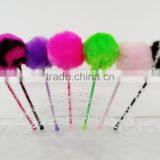 Poom Poom Ball Ballpoint Pen Hot Selling Ballpoint Pen