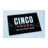 Black Square the Best Price Pvc Bar Mat , Bar Drink Mat CINCO Logo