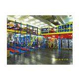 Powder Coat Steel Rack Supported Mezzanine For Distribution Center