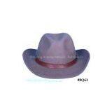 Wool Felt Cowboy Hat,gray Western Hat thumbnail-1