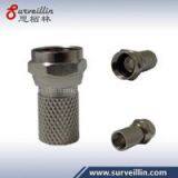 F Crimp Connector F Connector for TV Antenna F RF Coaxial Connector