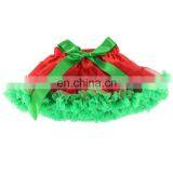 2016 Spring Style Fashion Red Rainbow Tutu Skirt With Green Ribbon thumbnail-1