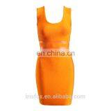 2015 Fashion Design Seamless Dress Short Bandage Evening Dress In Real Photos