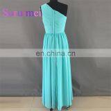 One Shoulder Prom Dresses Vestidos de Noiva Chiffon Evening Gowns Hot Sale thumbnail-2