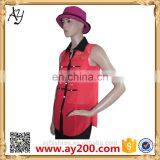 Chiffon Collar Sleeveless Shirt/women High Quality Shirts thumbnail-2