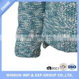 Cyan High O-neck Long Sleeve Women Sweater Tuxedo Design Knitting Fabric thumbnail-4