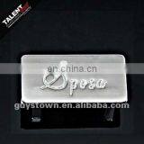 Custom Alloy Metal Logo Badge Plate for Garment Accessories thumbnail-6