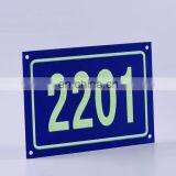 Top Quality Changeable Number Style And Aluminum Type Custom Made High Grade Metal Luminous Sign For Building thumbnail-1