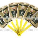 Wenzhou Manufacturer Custom Company Logo Seven Foldable PP Hand Fan for Advertising Promotion Gift