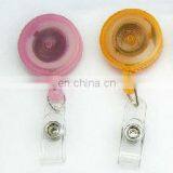 Retractable id Badge Holder Pull Reel With Retractable Cord