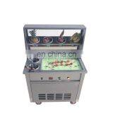Single Pan Double Pan and Refrigeration Buckets Fruit,milk Fried Ice Cream Machine| Fry Ice Cream Machine thumbnail-4