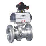 L/T Pattern Electric Flanged Three-way Ball Valve thumbnail-2
